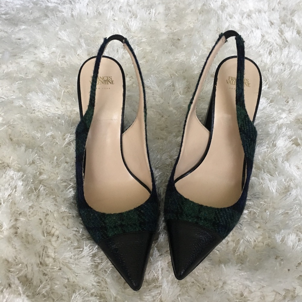 Frances Valentine Sandy slingback pumps - Picture 3 of 5
